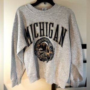 Vintage University of Michigan Crew Neck